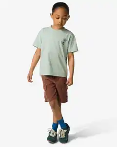 Kindershorts, normale Passform, Musselin braun
