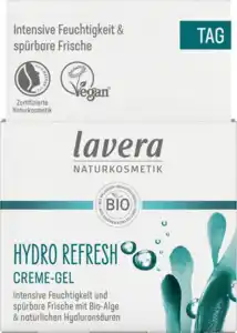 lavera NATURKOSMETIK Gesichtscreme Gel Hydro Refresh, 50 ml