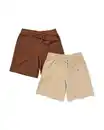 Bild 2 von Kindershorts, Regular Fit, Sweatstoff – 2 Stück beige