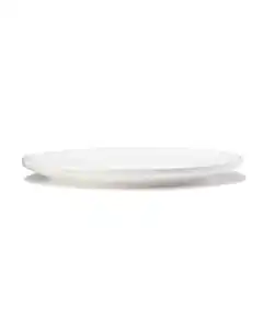 Speiseteller ⌀ 26,5 cm, Knap, New Bone China, weiß