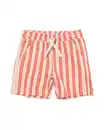 Bild 2 von Kindershorts, Regular Fit, Sweatstoff, gestreift hellbraun
