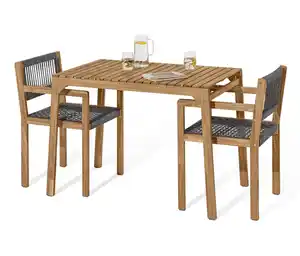 Balkon-Set mit Textilgeflecht