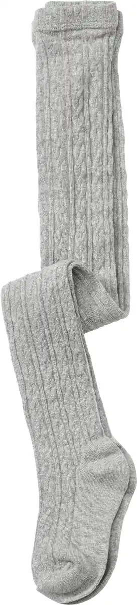 Bild 1 von PUSBLU Strumpfhose aus Strick & mit Zopf-Muster, grau, Gr. 98/104, 1 St