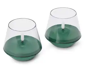 2 LED-Outdoor-Kerzen