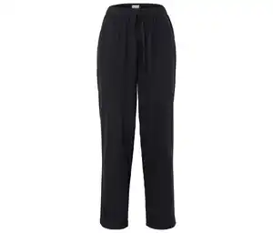 Leinenhose, schwarz
