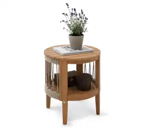 Garten-Beistelltisch mit abnehmbarer Tischplatte, Ø ca. 50 cm