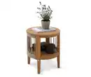 Bild 1 von Garten-Beistelltisch mit abnehmbarer Tischplatte, Ø ca. 50 cm