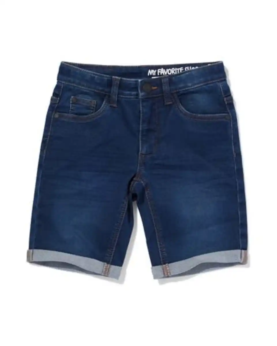 Bild 1 von kurze Kinder-Jogdenim dunkelblau