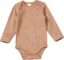 Bild 1 von ALANA Body Langarm mit Weltall-Muster, braun, Gr. 74/80, 1 St