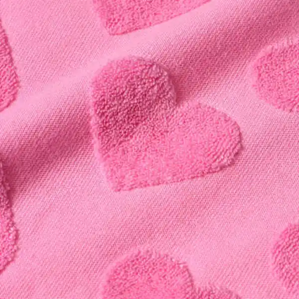 Bild 2 von ALANA Schlafanzug mit Herz-Muster aus Frottee, rosa, Gr. 122/128, 1 St
