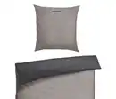 Bild 1 von SCHIESSER Renforcé-Bettwäscheset »Doubleface«, grau/schwarz, Normalgröße