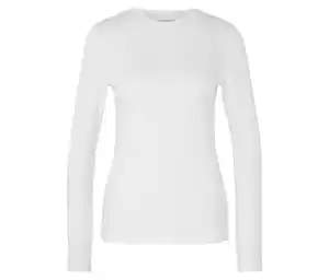Langarmshirt, weiß