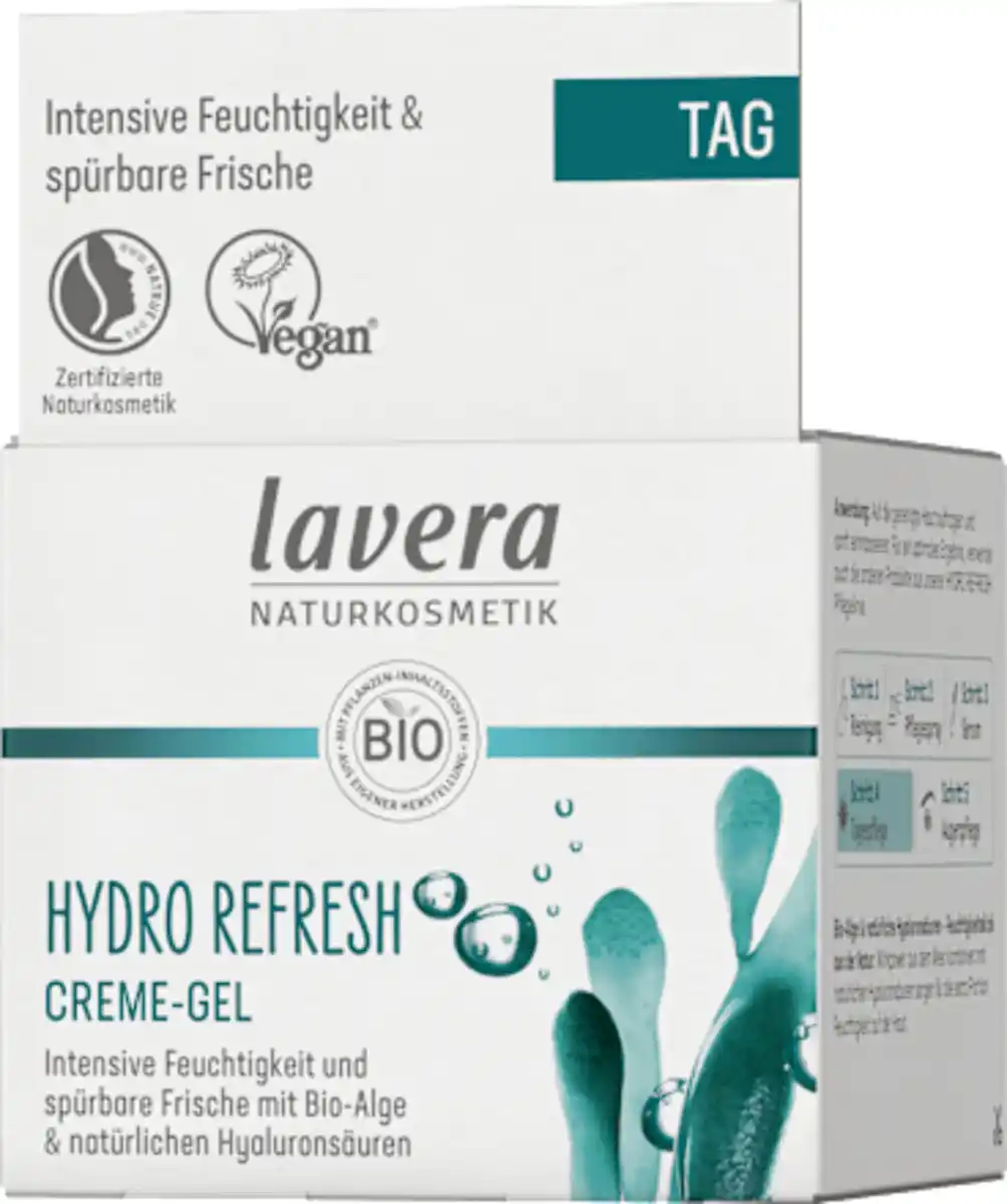 Bild 2 von lavera NATURKOSMETIK Gesichtscreme Gel Hydro Refresh, 50 ml