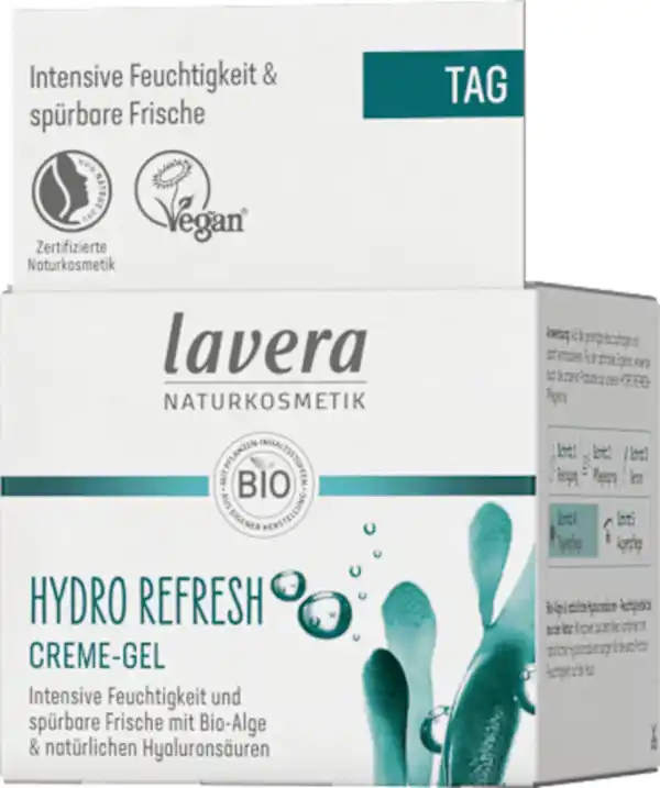 Bild 2 von lavera NATURKOSMETIK Gesichtscreme Gel Hydro Refresh, 50 ml