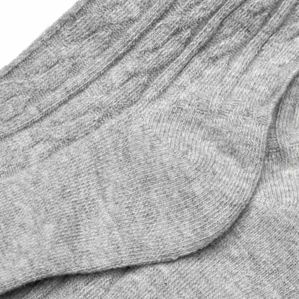 Bild 2 von PUSBLU Strumpfhose aus Strick & mit Zopf-Muster, grau, Gr. 98/104, 1 St