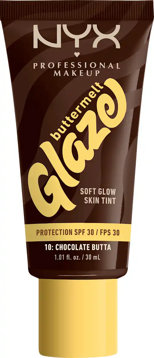 Bild 1 von NYX PROFESSIONAL MAKEUP Foundation Buttermelt Glaze mit LSF 30, 10 Chocolate Butta, 30 ml
