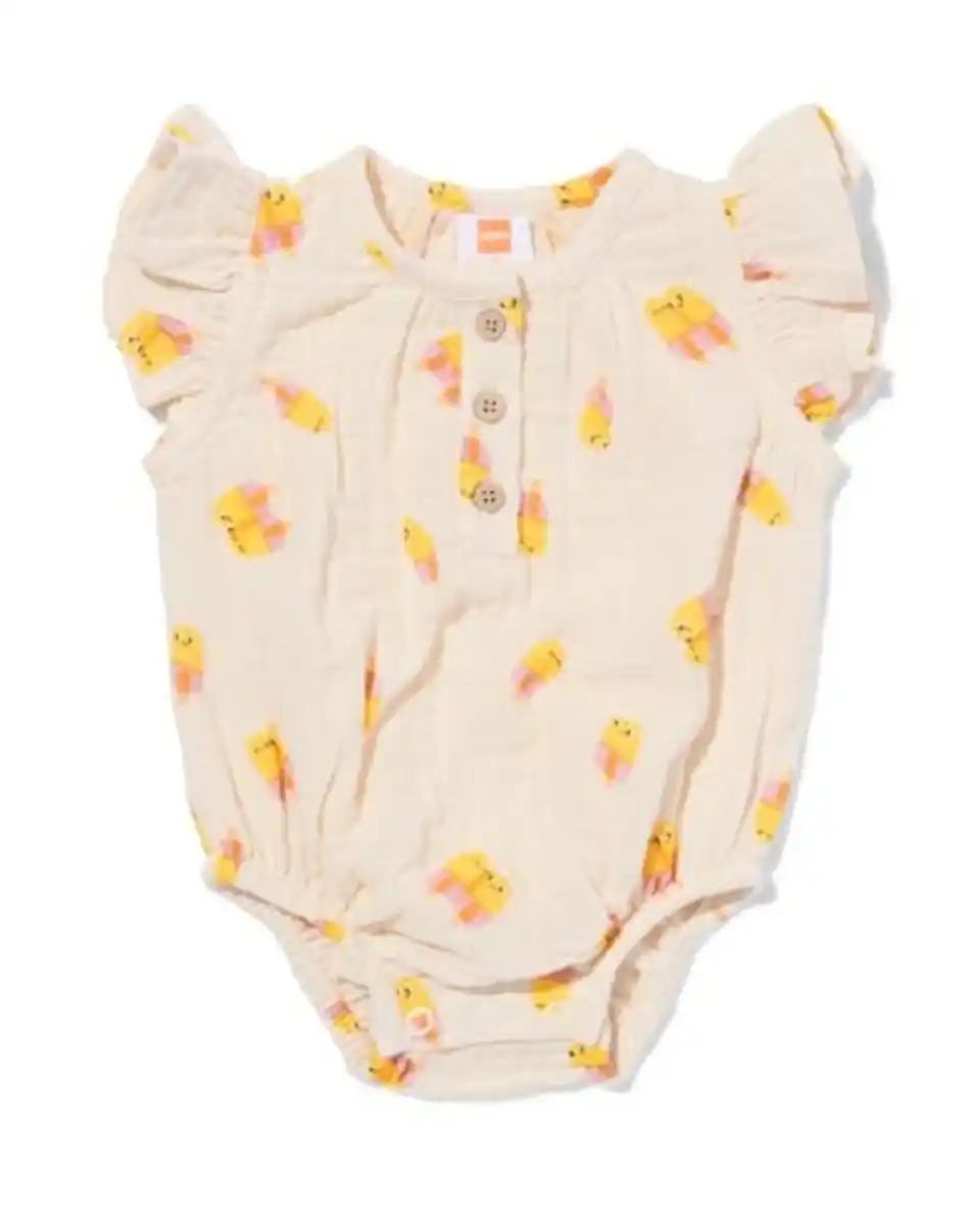 Bild 1 von Babystrampler Musselin Eistüten ecru
