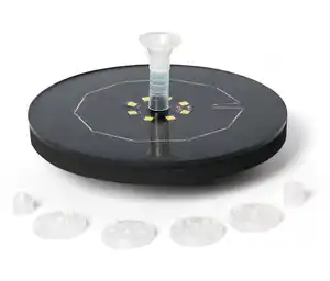 Schwimmender Solar-Springbrunnen mit Beleuchtung