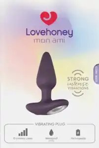 Lovehoney mon ami Vibrating Anal Plug, 1 St