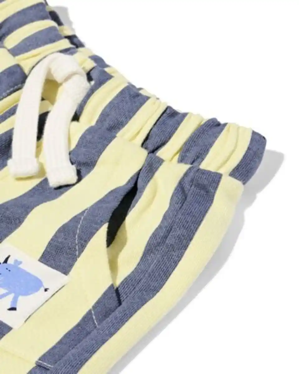 Bild 4 von Babyshorts Comfy Fit Sweatstoff gestreift ecru
