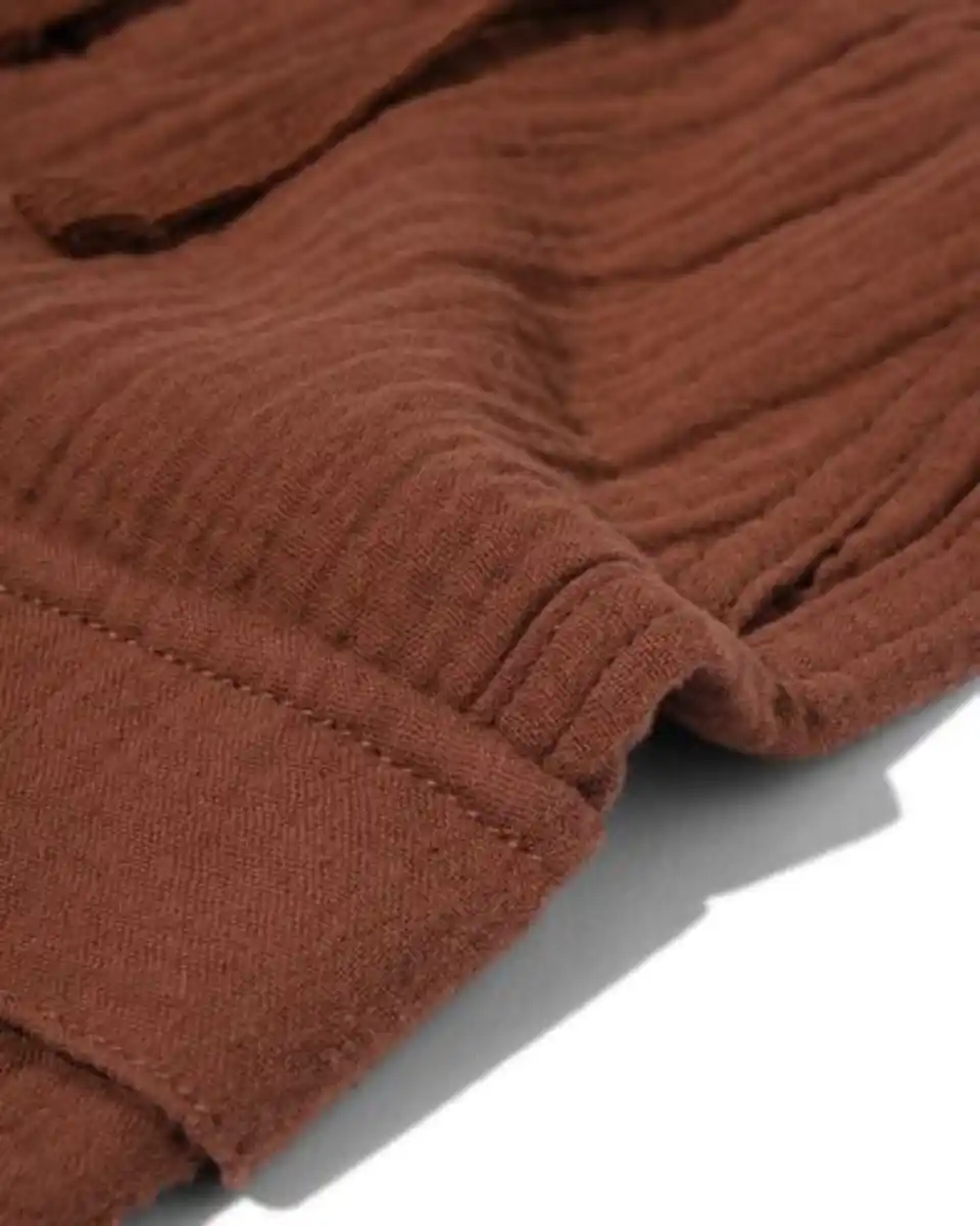 Bild 3 von Kindershorts, normale Passform, Musselin braun