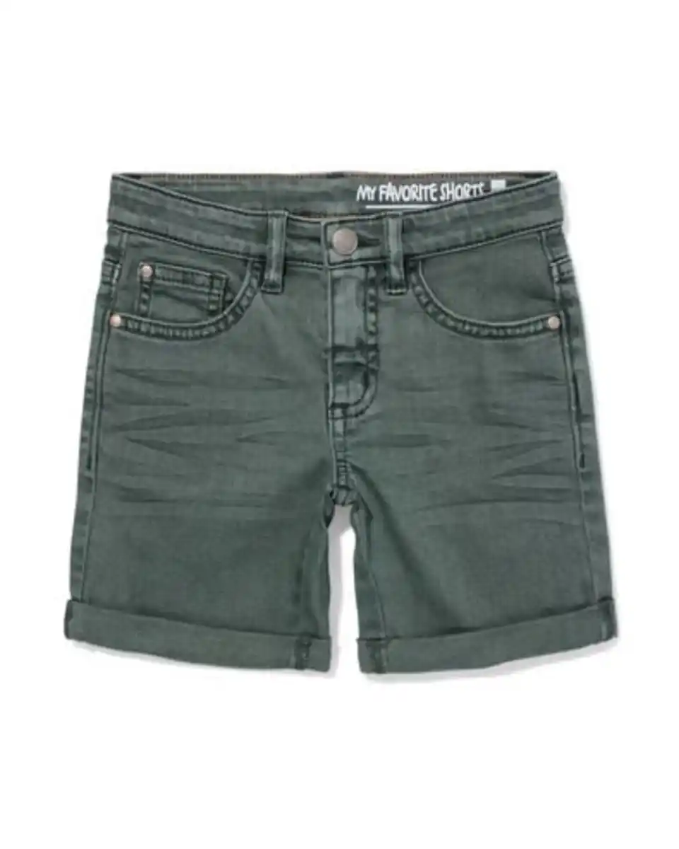 Bild 2 von Kindershorts, Regular Fit dunkelgrün