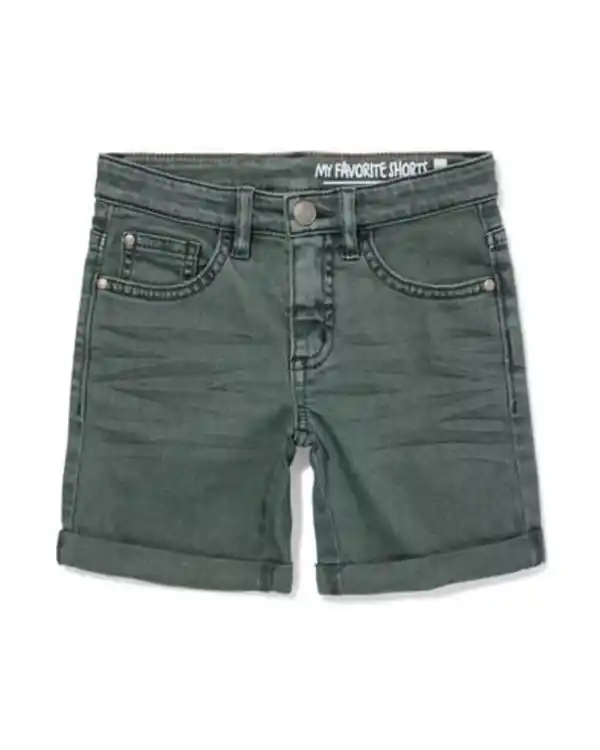 Bild 2 von Kindershorts, Regular Fit dunkelgrün
