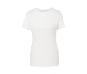 Basic T-Shirt, weiß