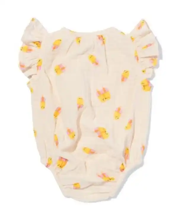 Bild 2 von Babystrampler Musselin Eistüten ecru