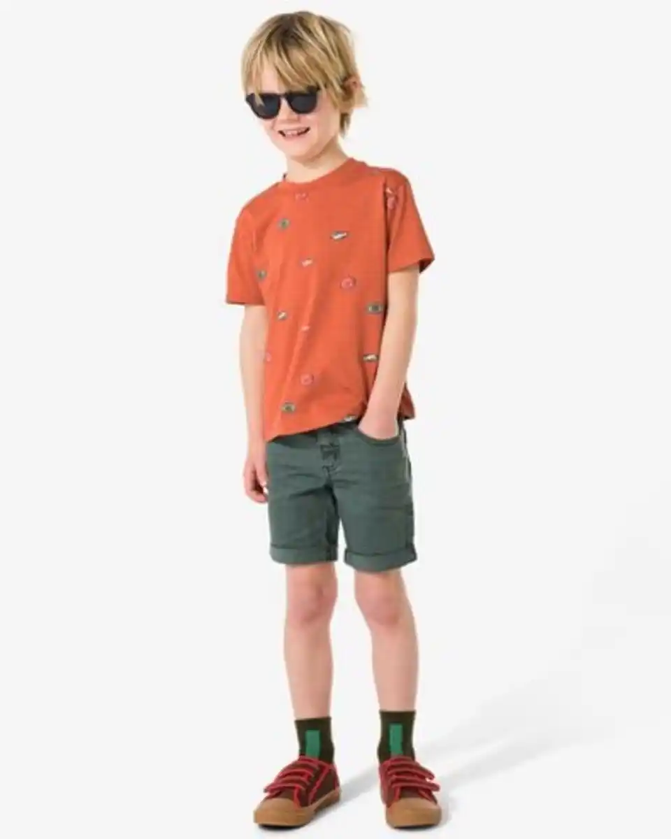 Bild 1 von Kindershorts, Regular Fit dunkelgrün
