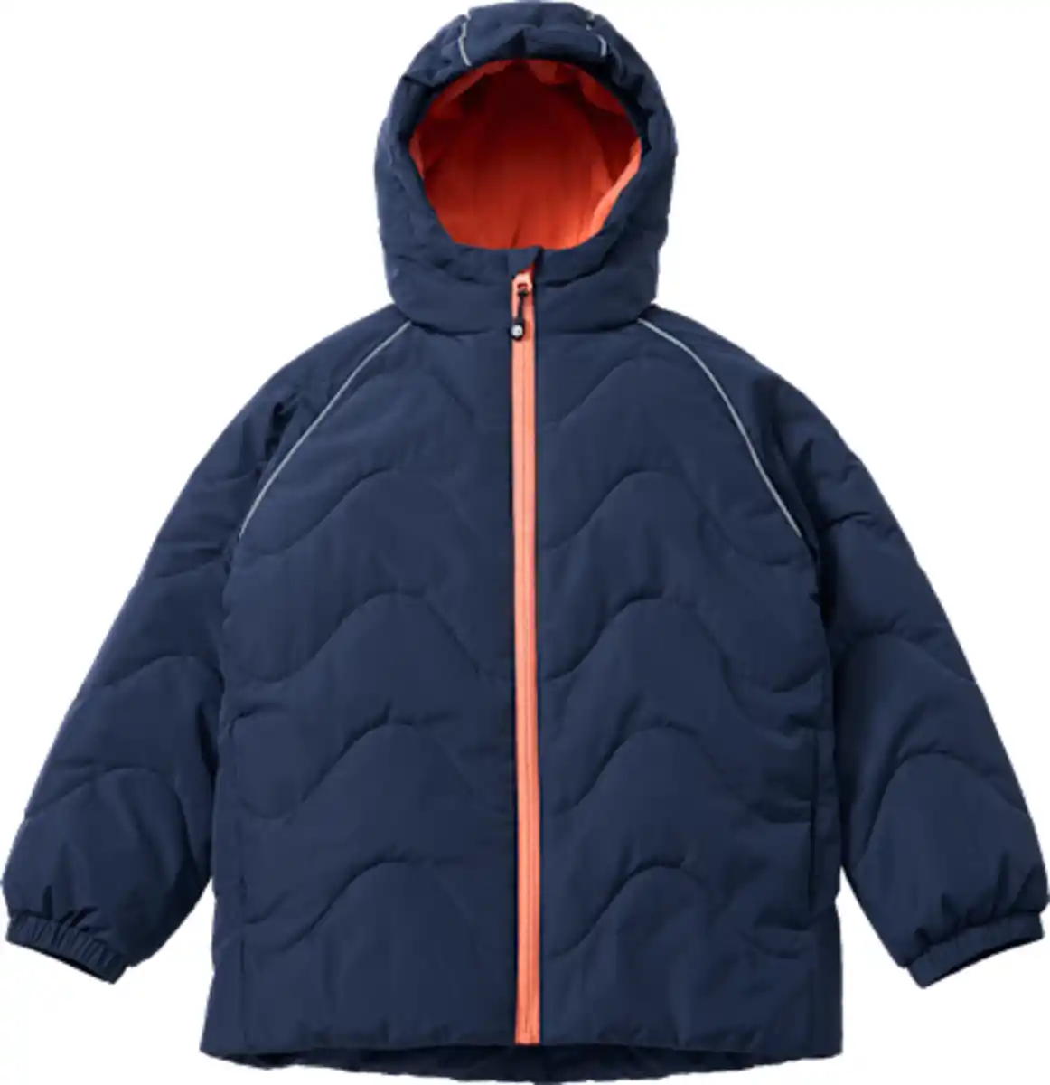 Bild 3 von PUSBLU Winterjacke mit Raglanärmeln, blau & orange, Gr. 98/104, 1 St