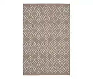 Faltbarer Outdoor-Teppich »Diamond Rhythm«, 280 x 400 cm, braun