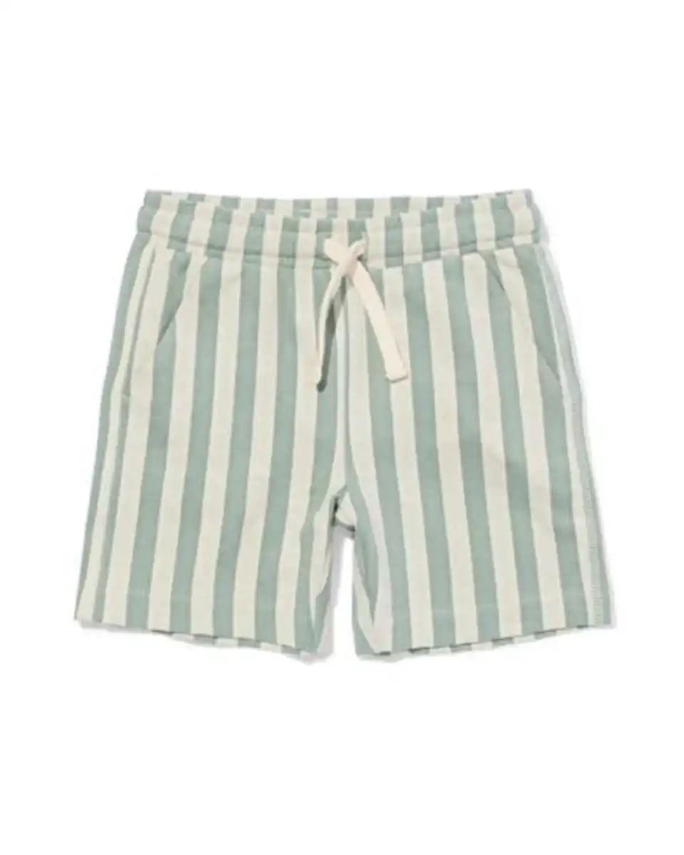 Bild 2 von Kindershorts, Regular Fit, Sweatstoff, gestreift grün