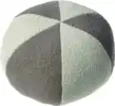 Bild 1 von Dekorieren & Einrichten Sitzkissen aus Polyester, gestreift, grau/mint (35x35 cm), 1 St