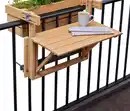 Bild 1 von Balkongeländer-Pflanzkasten mit Ausklapptisch