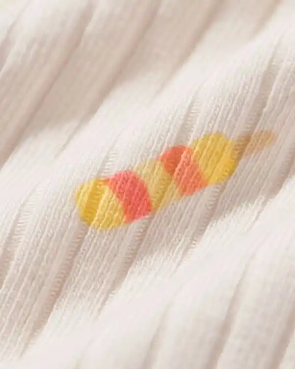 Bild 2 von Mitwachsender Baby-Strampler LENZING™ ECOVERO™, gerippt, Eistüten eierschalenfarben