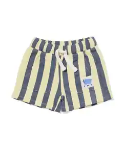 Babyshorts Comfy Fit Sweatstoff gestreift ecru