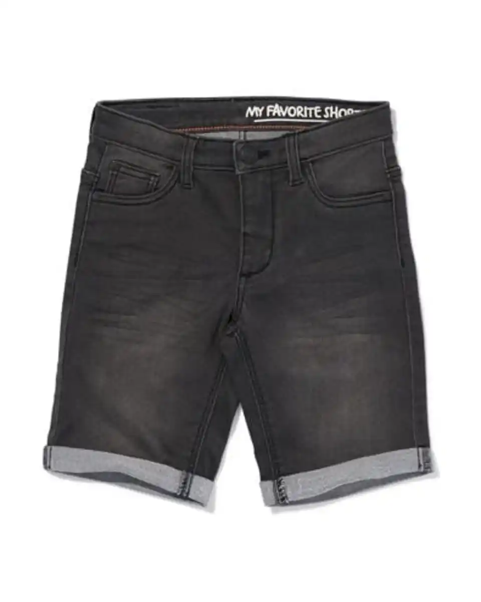 Bild 1 von kurze Kinder-Jogdenim schwarz