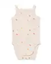 Bild 1 von Mitwachsender Baby-Strampler LENZING™ ECOVERO™, gerippt, Eistüten eierschalenfarben