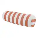 Bild 1 von Nackenrolle Amore Streif Orange/Weiß ca. 15x45cm, Orange, Weiß