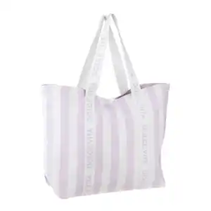 Strandtasche Mia Lila/Weiß, Lila, Weiß