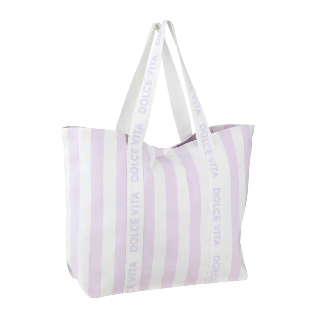 Bild 1 von Strandtasche Mia Lila/Weiß, Lila, Weiß