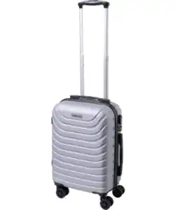 Silberner Hartschalenkoffer, silber
