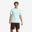 Bild 1 von DOMYOS T-Shirt Herren Rundhalsausschnitt - hellblau