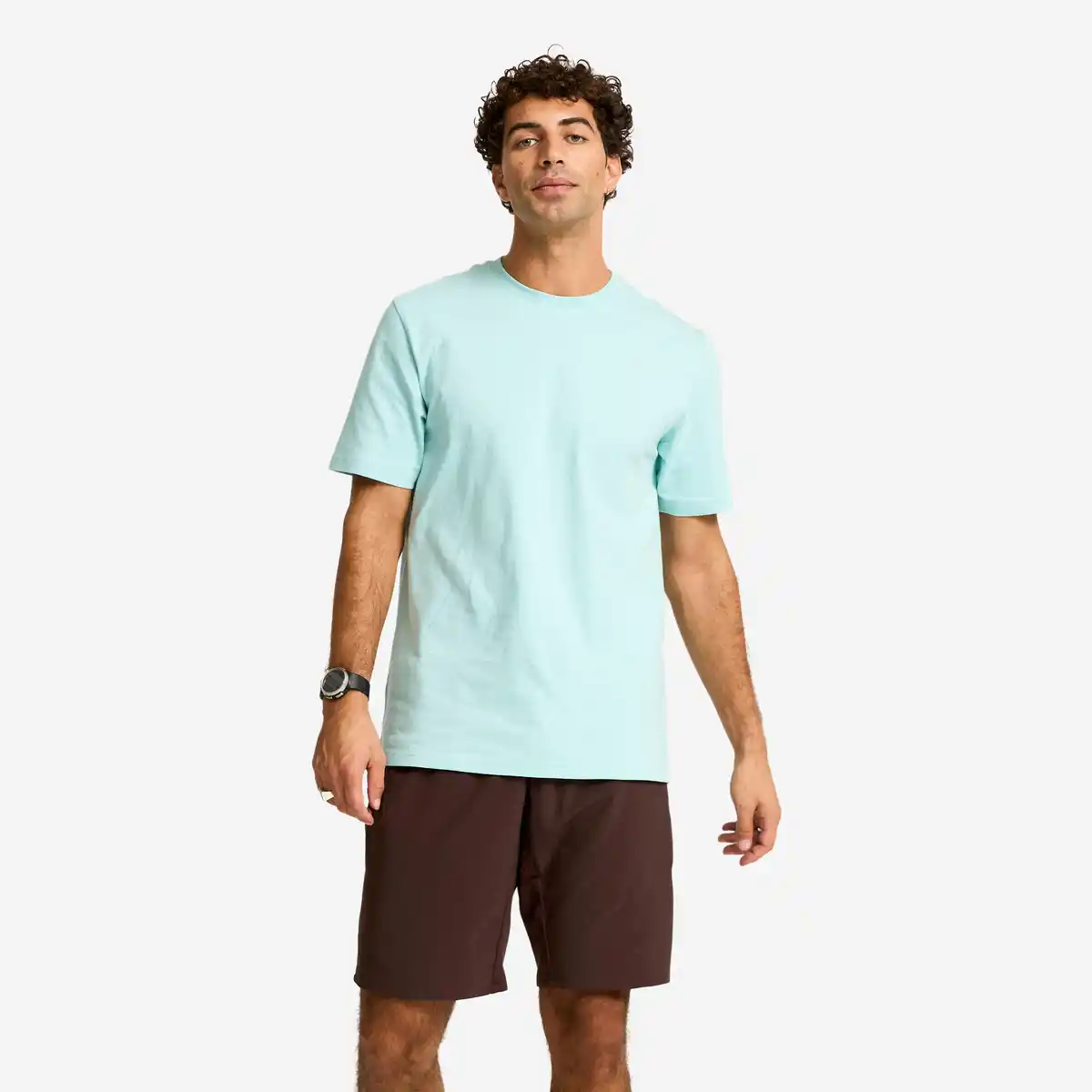 Bild 1 von DOMYOS T-Shirt Herren Rundhalsausschnitt - hellblau