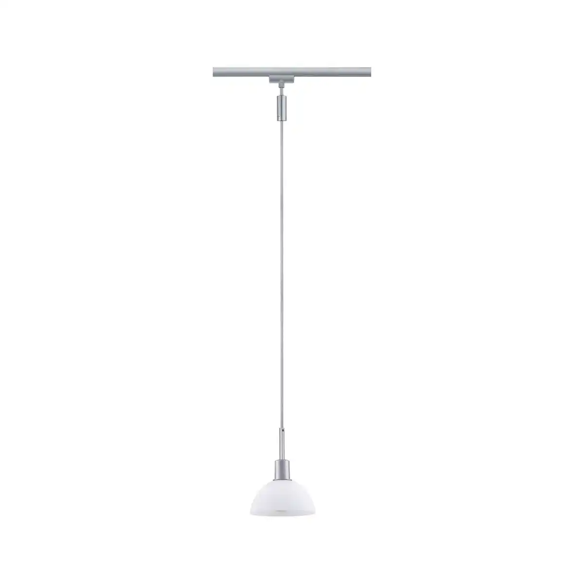 Bild 1 von Schienensystem-Hängeleuchte Pendulum Sarrasani max. 20 W, Opal, Chromfarben