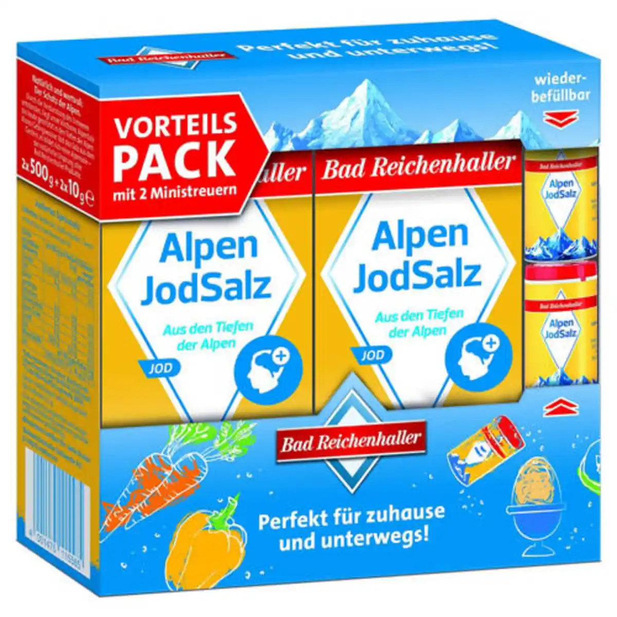 Bild 1 von BAD REICHENHALLER Alpenjodsalz Ministreuer