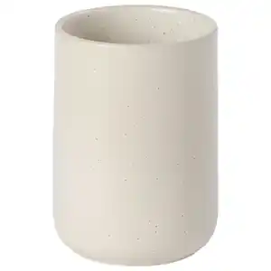 Costa Nova Utensilienhalter, Creme, Keramik, 19 cm, Badaccessoires, Waschplatzzubehör, Kosmetikdosen