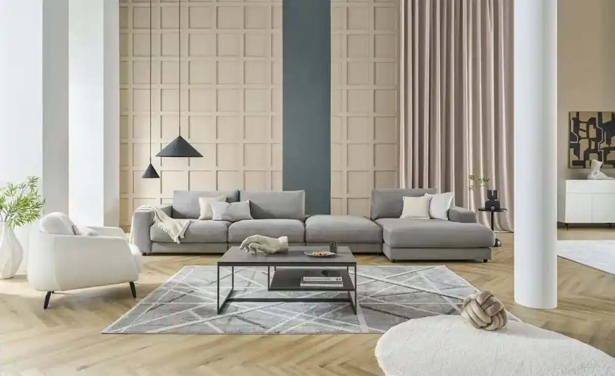 Bild 2 von Jette Home Element Ottomane rechts in Feincord Sila