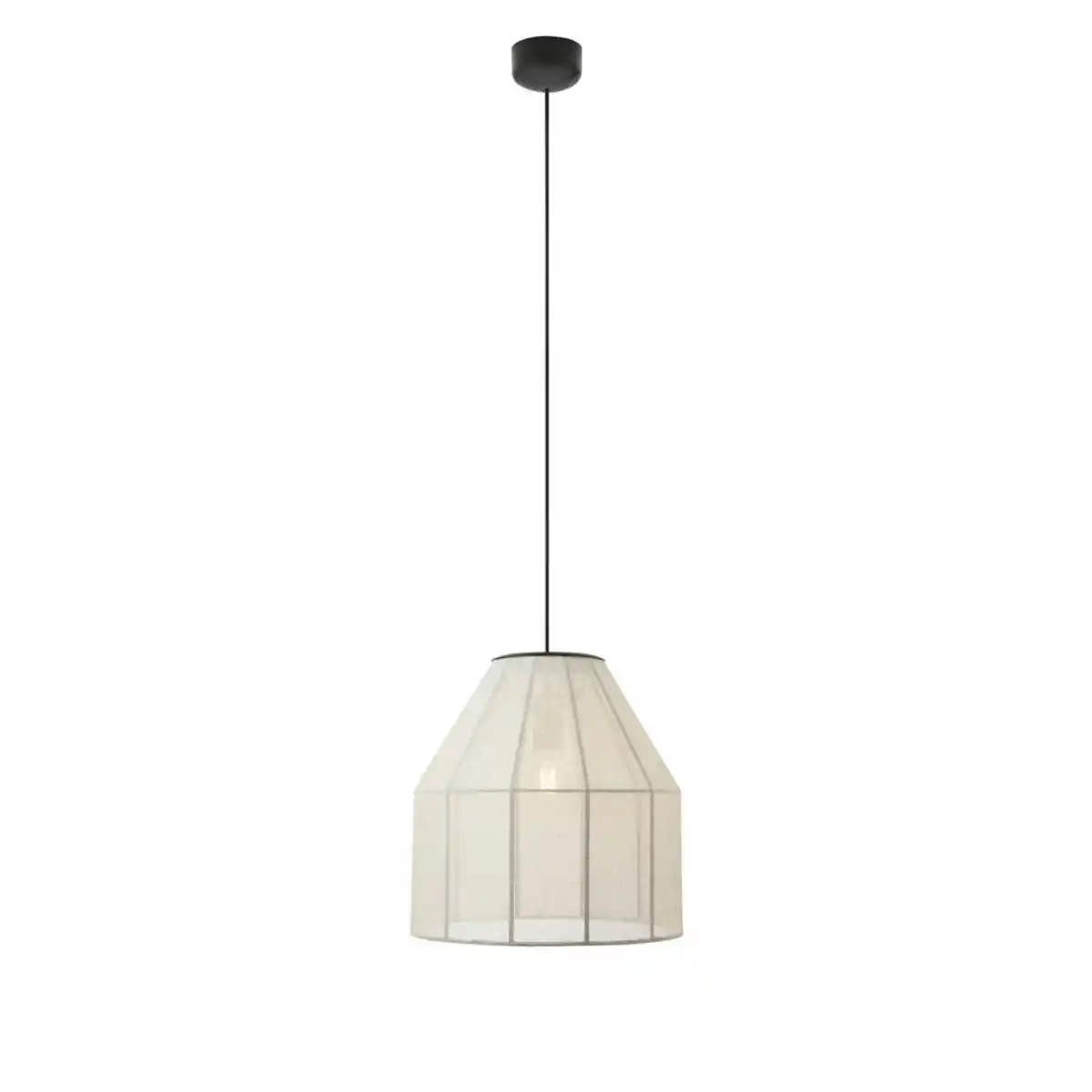 Bild 1 von Markslöjd Pendelleuchte Aiko, Beige, Textil, oval,oval, 37x37x37 cm, höhenverstellbar, Lampen & Leuchten, Innenbeleuchtung, Hängelampen, Pendelleuchten